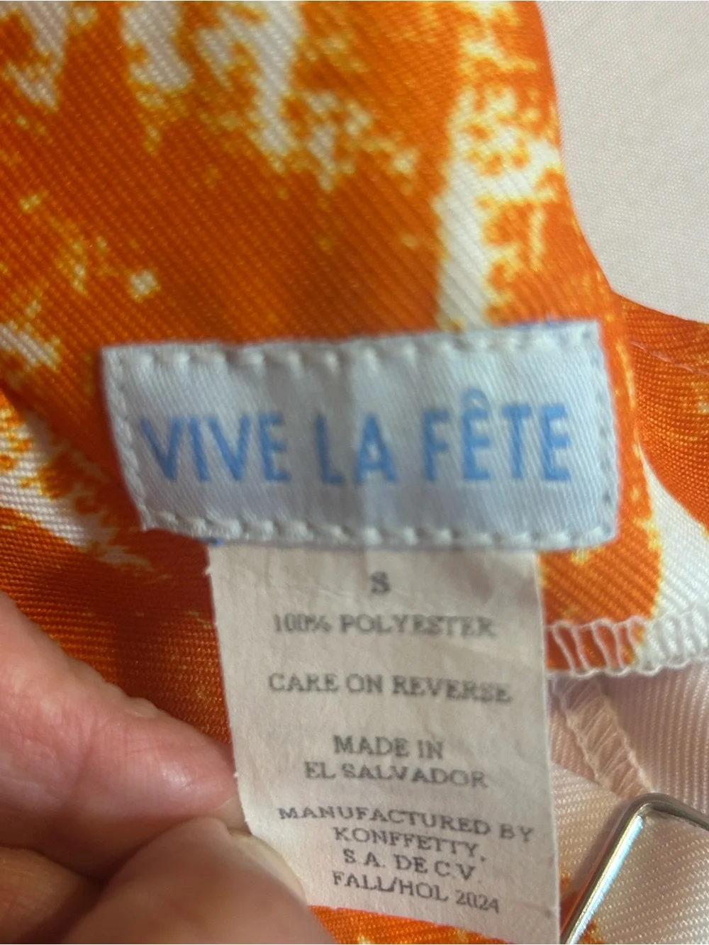 Vive La Fete Tennessee Volunteers Girls Orange White Shortalls Overalls Size S N